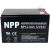 NPP耐普NP12-9 工业电池蓄电池通信机房UPS电源电梯监控玩具电动车铅酸免维护蓄电池12V9AH