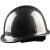 婕茵桐定制logo黑色安全帽工地国标ABS头盔碳纤维花纹帽领导监理 亮黑色圆盔 碳纤维花纹