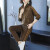 简卡姿（JONCARZZ）秋季新款运动套装女休闲时尚显瘦遮肉中年妈妈装针织两件套卫衣 藏青 L（建议110-120斤）