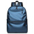 诺贝丹新款时尚简约大容量双肩包笔记本电脑包背包 蓝色