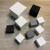 定制适用EVA泡沫方块黑白灰色幼儿园积木立方体玩具机器人比赛道具正方体 两色三规格，各2块（共12块