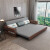 莫贤沙发床一体两用实木沙发床两用中式实木沙发床多功能可折叠简约现 1.28米海绵款储物 1.8米2米