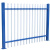 龙禹盛 围墙锌钢栅栏铁艺防护围栏 1.5m高3根横梁1m 一个价