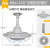 国标led防爆灯仓库厂房车间100w工矿灯加油站圆形隔爆型灯罩消防 LED防爆灯80w