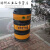 定制适用于电线杆防撞桶安全警示交通圆柱型防撞桶防撞墩反光电杆 黄黑1000*500*350