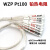 WZP PT100陶瓷铂热电阻温度传感器探头温控仪表测温线感温棒内芯 A级 陶瓷PT100/尾线长 1.5米