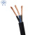 凌志 电线电缆 国标3芯橡套线软芯橡胶线 YZ 3*6 100米
