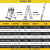 镁多力（midoli） 伸缩梯子 多功能人字梯 铝合金加厚防滑折叠梯升降楼梯工程梯 多功能4.1=直梯8.1米