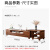 中伟（ZHONGWEI）电视柜 中式胡桃木组合现代客厅多功能收纳柜 1.8m电视柜+1个边柜