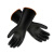 谋福 CNMF 9897 耐酸碱工业乳胶手套加厚（黑色耐酸碱款 45cm）