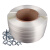 柔性聚酯纤维打包带手工高强度收紧集装箱物流包装捆扎钢丝扣机 白色3.2厘米宽250米