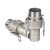 304不锈钢快速接头卡扣式F/e型水泵钢丝软管皮管水管扳把式活接 304DN80（3寸）CE1套