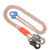 惠利得安全带绳子二次保险绳双钩保险绳缓冲耐磨高空安全绳锦纶防 直径16保险绳(2.5米) 2.5米