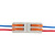 安达通 快速接线端子 接头自锁按压盒装电线连接器 SPL-2红蓝手柄100个