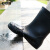 安赛瑞 时尚雨鞋 工地中筒耐磨防滑劳保雨靴 男款黑色 42 3G00431
