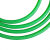 pu圆皮带圆条聚氨酯工业传动带圆形带o型带TPU棒橡胶条牛筋实心绳 绿色粗面1.5mm(1米价)