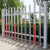 启罡 锌钢喷塑围栏变压器围栏 绝缘警戒施工安全隔离栏电力防护栏 qg-wl03 白红 1平方（单位：平方）