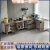 迪拜尔 厨房橱柜灶台组合柜不锈钢厨柜一体组装碗柜 80右单盆【可选左】