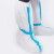 德银 性使用鞋套脚套无纺布独立包装 蓝色升级款100双高筒鞋套