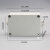 ABS塑料防水盒带耳户外防水接线盒密封盒监控电源盒子PC板仪表盒 120*81*65(灰盖)