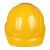 一盾ABS国标工地安全帽夏透气加厚建筑工程电工施工领导头盔定制字男 黄色 SF-12标准款