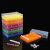 0.2ml96孔离心管盒 EP管盒 离心盒 冰盒PCR管架PCR管盒八连管盒 黄色