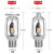 72度防冻易熔合金喷头防爆稳定型耐低温金属合金消防喷淋头 喷嘴 喷头金属感温元件喷头DN15/6分 DN20易熔合金下喷头