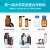 磨砂口玻璃试剂瓶细小口加厚高硼硅透明棕色60ml250ml500ml 高硼硅棕色小口500mL