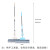 康丽雅 K-0152 不锈钢杆胶棉挤水拖把 双滚轮免手洗吸水卫生间地拖 蓝色38CM