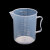 RICH LAB 食品级塑料量杯250 500 1000ml 2L 5L烘焙奶茶加厚家用PP刻度烧杯 1000ml