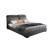 映巢科技布床北欧布艺床软包现代简约主卧1.5米1.8米双人床婚床储物床 (标准版)单床(不含床垫床头柜) 1500mm*2000mm框架结构