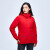 星工（XINGGONG）羽绒冲锋衣两件套 三合一户外防寒保暖防水防风外套女款中国红 M码