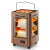 室内火炉电烤炉烤办公室电热暖脚扇取暖器方形小太阳四小型烘 (新升级款)大款金色+灯管3根