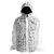 战武神 吉利服 野外隐身衣伪装服 分体 成人均码加厚雪地隐身服 网状 （白色）