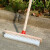 工霸（GONGBA）木柄尼龙地刷 长柄户外硬毛清洁地面污渍地板刷 宽45cm 1把   
