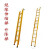 电工专用关节玻璃钢梯折叠梯人字梯合梯伸缩梯绝缘梯直梯 伸缩梯7米