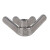 稳斯坦 304不锈钢异形手拧螺母 M4 大耳朵蝶形螺母羊角元宝螺丝帽元宝螺母 WY0354