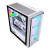 鑫谷（segotep） 直男360双水冷位电脑大机箱（E-ATX主板位/玻璃侧透/磁吸面板/高兼容性 白色机箱+6个溢彩白框彩虹风扇（彩灯）