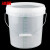 冰禹 BYA-375 透明刻度桶 带盖小水桶 浸泡桶带刻度 10L全透明