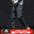 阿迪达斯（adidas）男裤 2024夏季新款运动裤跑步健身训练快干透气休闲宽松长裤子 简约logo/快干透气/拉链口袋 M/175/82A