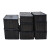 周转箱物料收纳整理筐电子元器件黑色塑胶养龟盒子箱带盖 4带盖外尺寸410*305*155mm