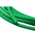 迈恻亦聚氨酯粗面圆带粘接圆形皮带O型传动带出口品质绿色可接驳PU圆带 12mm一条10米长