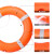 力易得游泳池设备标准救生圈 加厚塑料救生圈 船用救生圈 2.5KG标准救生圈