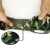企仞 迷彩胶带自粘伸缩户外仿生无纺布打狩猎SFBS-1伪装胶带 (10个装)丛林迷彩（长4.5米宽5厘米）