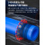 APE直通塑料快插 气动快速T型三通气管接头 PE-4/6/8/10/12/16mm 蓝色PE-6
