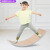 儿童大人平衡板弧形跷跷板健身训练聪明板 原木色平衡板