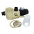 CLCEY带超大透视镜及大容量毛发收集器游泳池水循环泵 3号配件(透明盖胶圈)