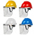 万基同润 配帽式安全帽面罩 透明防冲击面罩 隔热面罩
