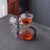 LZJV磁吸泡茶壶新款一套新款创意玻璃自动茶具套装家用懒人防 紫砂 1l 1L 三合一含6杯+杯架
