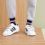 阿迪达斯 （adidas）童鞋春秋三叶草儿童小白鞋男女小童金标贝壳头板鞋运动鞋EF4838 EF4838 32码/13.5k/适合脚长19.5cm